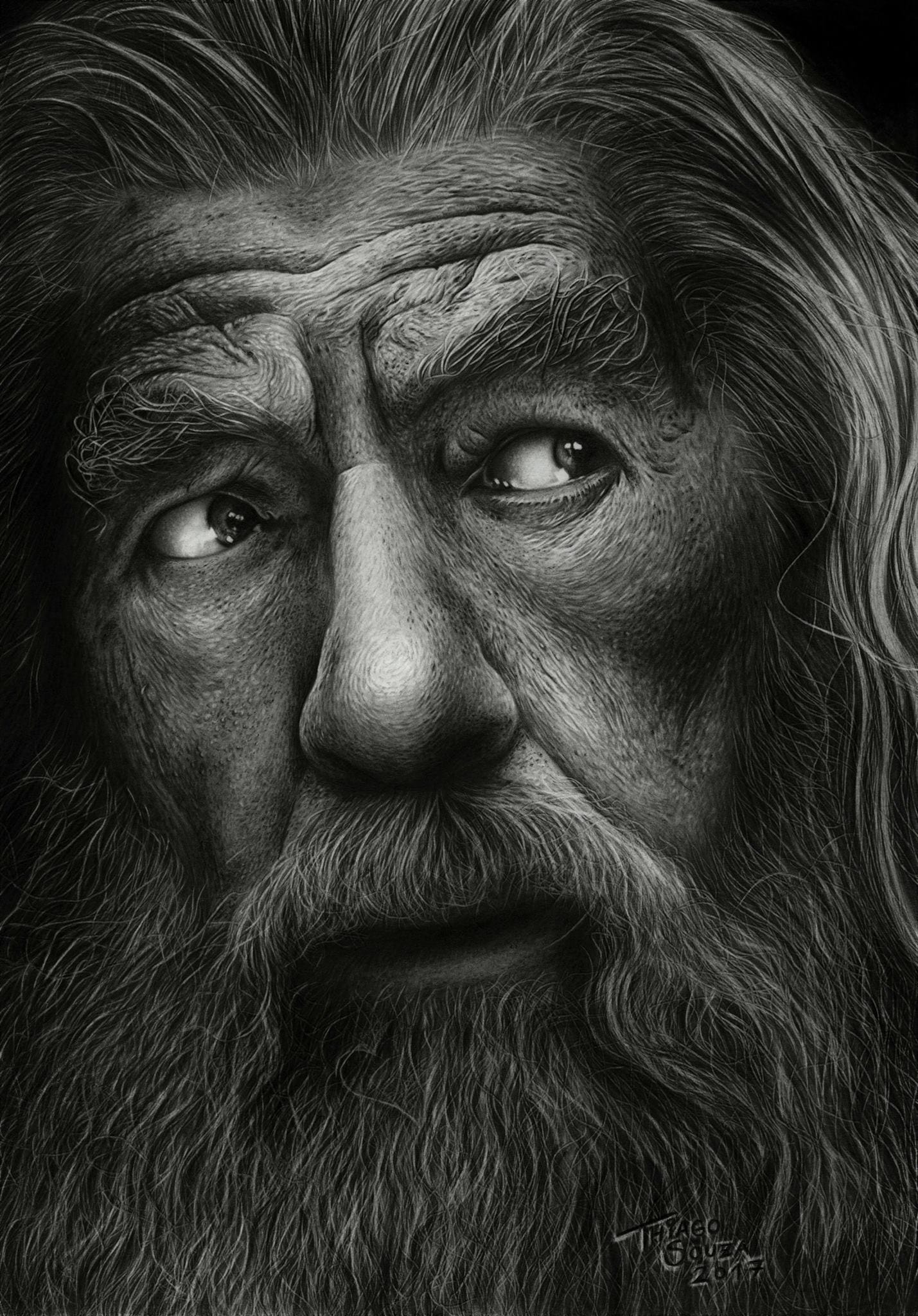 Desenho realista feito à mão — Desenho de Thiago Souza - Curso Virtual #dr124 | Desenhos Realistas