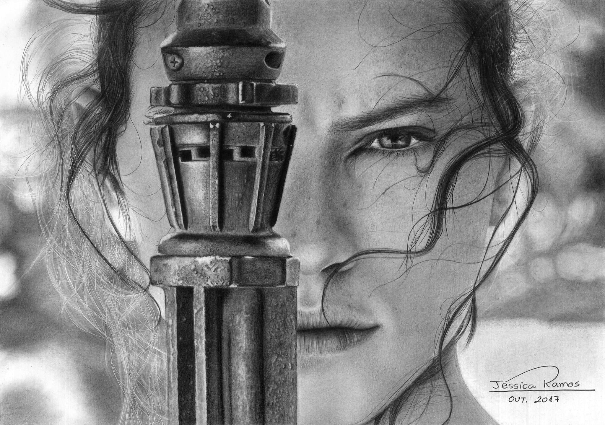 Desenho realista feito à mão — Jéssica Silva Ramos - Curso Virtual #dr134 | Desenhos Realistas