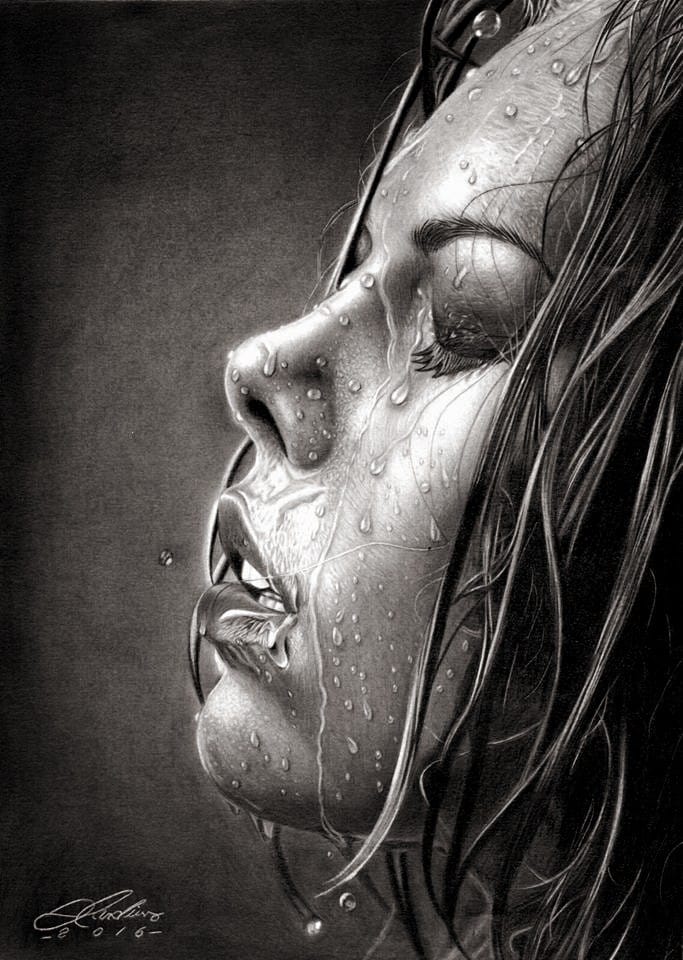 Desenho realista feito à mão — Desenho de Wilton Cardins (Curso Virtual) #dr18 | Desenhos Realistas