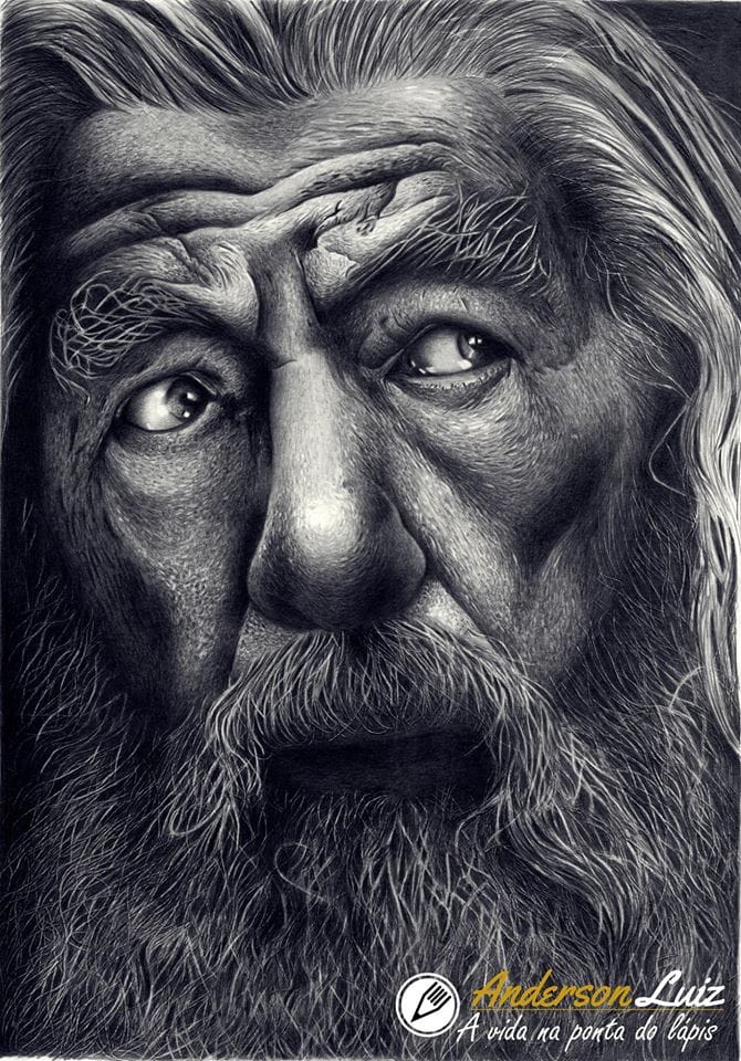 Desenho realista feito à mão — Desenho de Anderson Luiz Andrade (Curso Virtual) #dr2 | Desenhos Realistas
