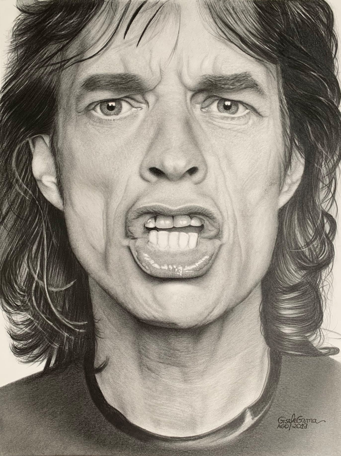 Desenho realista feito à mão — Gisele Gama #dr205 | Desenhos Realistas