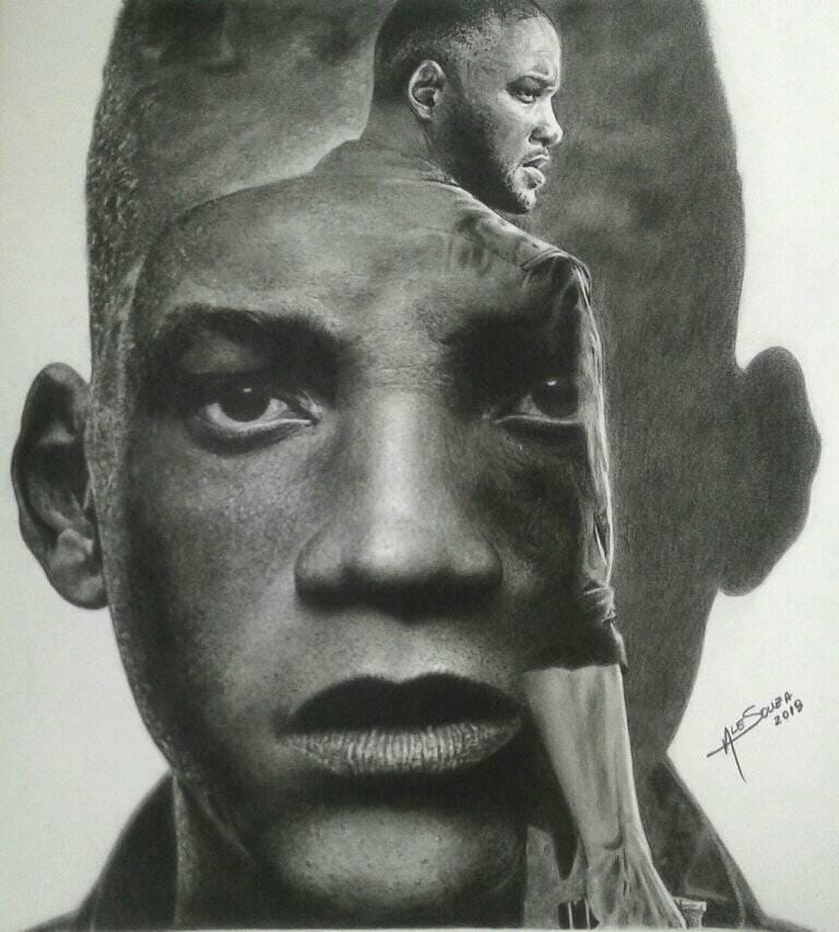 Desenho realista feito à mão — Alessandro Souza #dr224 | Desenhos Realistas