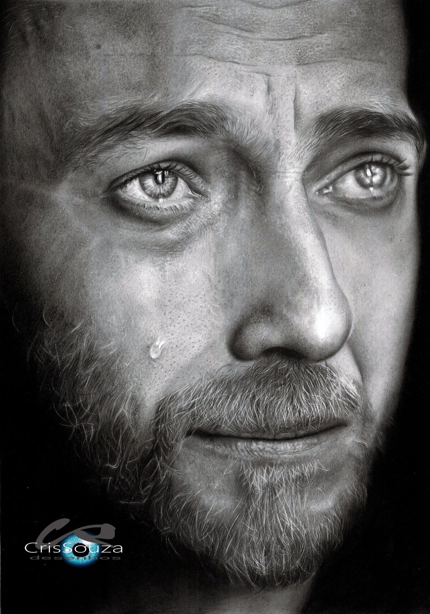 Desenho realista feito à mão — Desenho de Cristina Souza #dr308 | Desenhos Realistas