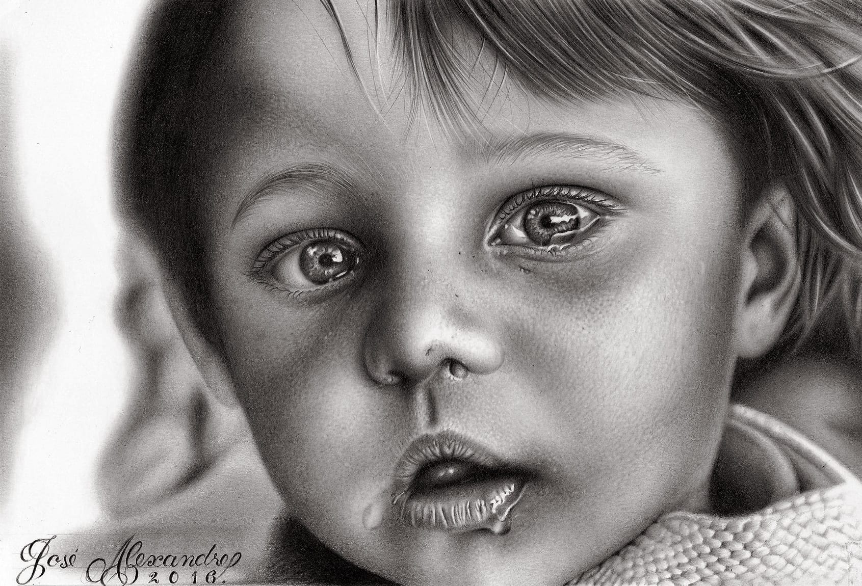 Desenho realista feito à mão — Desenho de José Alexandre (Curso Virtual) #dr32 | Desenhos Realistas