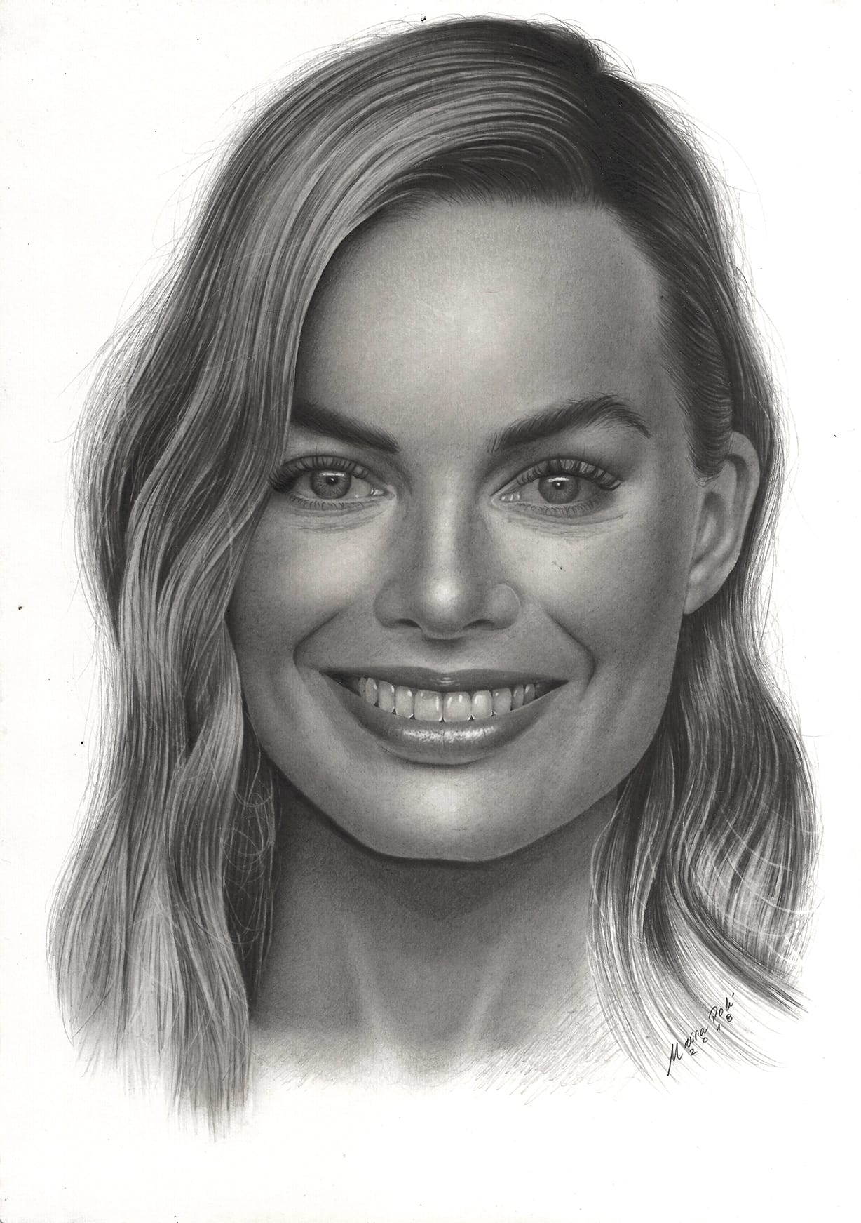 Desenho realista feito à mão — Maíra Poli 2018 #dr356 | Desenhos Realistas