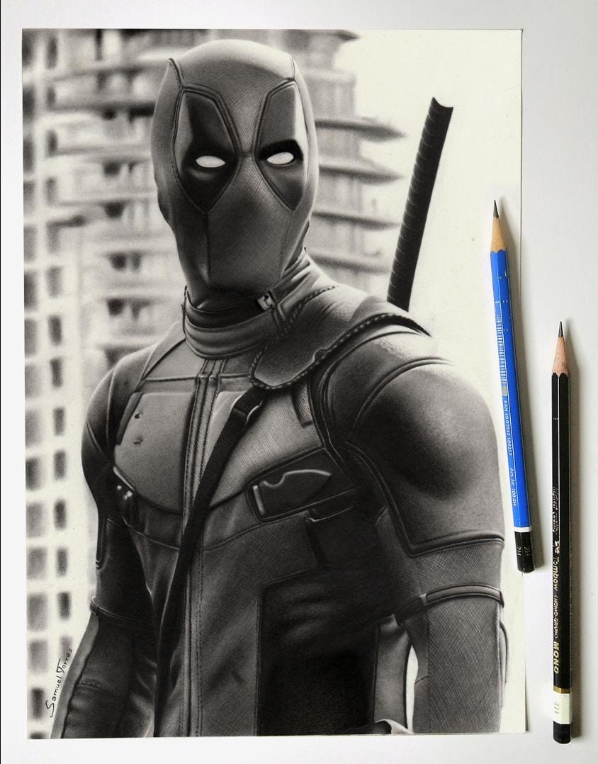 Desenho realista feito à mão — Samuel Torres 2018 #dr362 | Desenhos Realistas