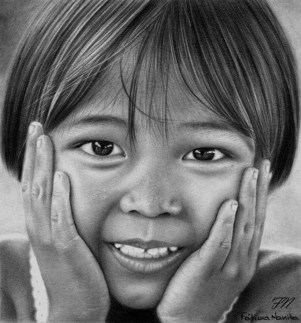 Desenho realista feito à mão — Fatima Nanita - Curso Virtual #dr434 | Desenhos Realistas