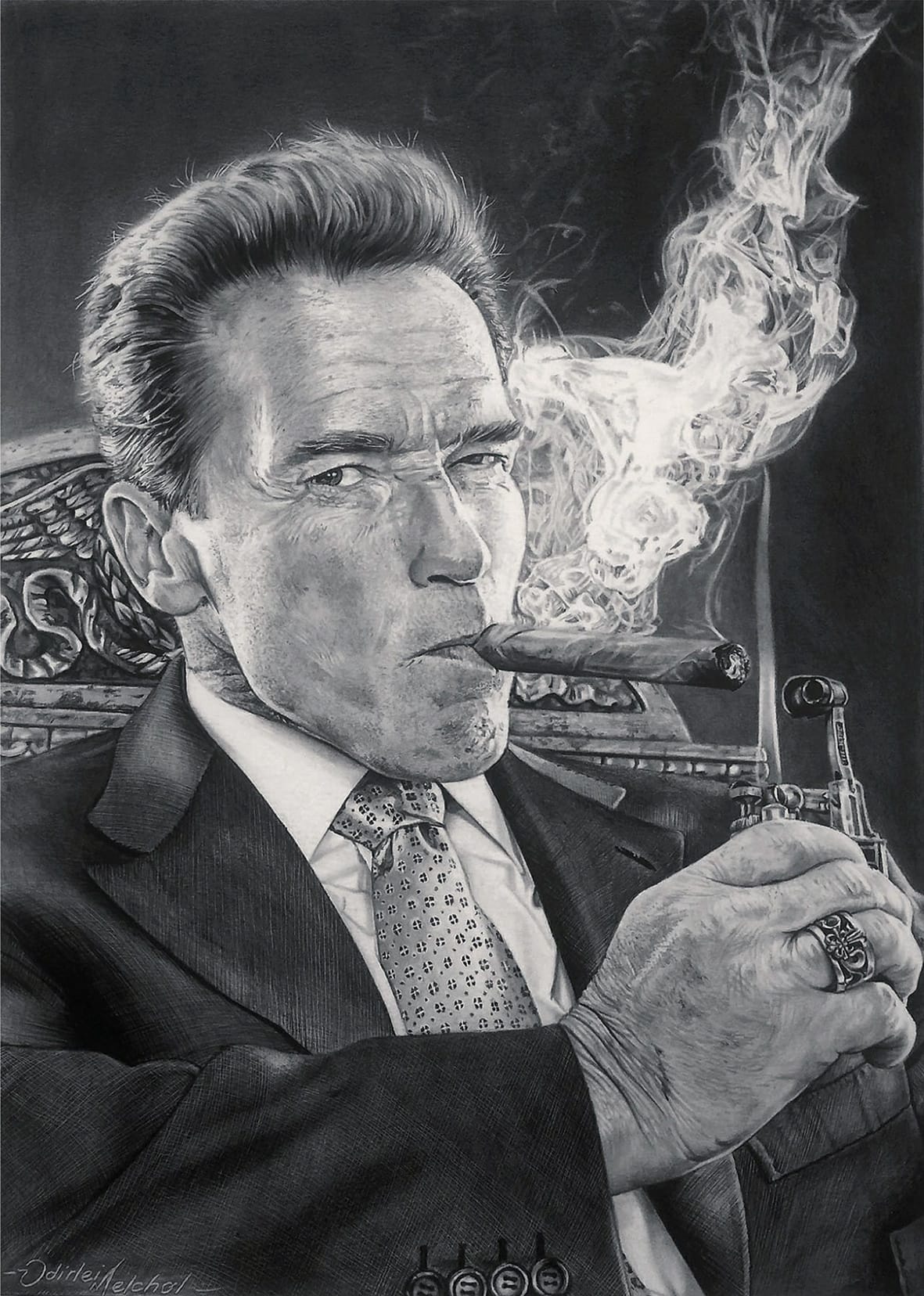 Desenho realista feito à mão — Odirlei Desenhos #dr451 | Desenhos Realistas
