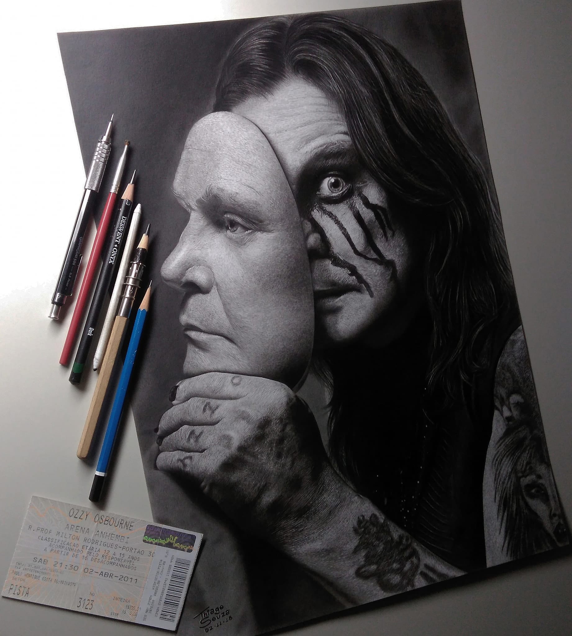 Desenho realista feito à mão — Thiago Souza #dr474 | Desenhos Realistas