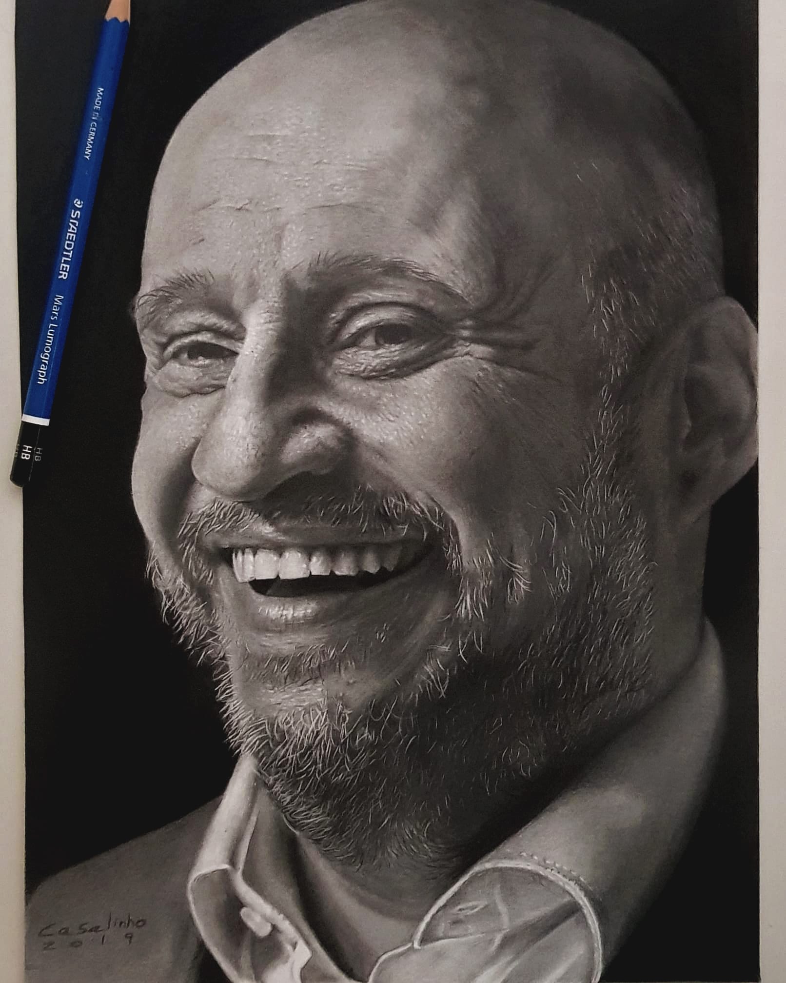 Desenho realista feito à mão — Antonio Leonardo #dr486 | Desenhos Realistas