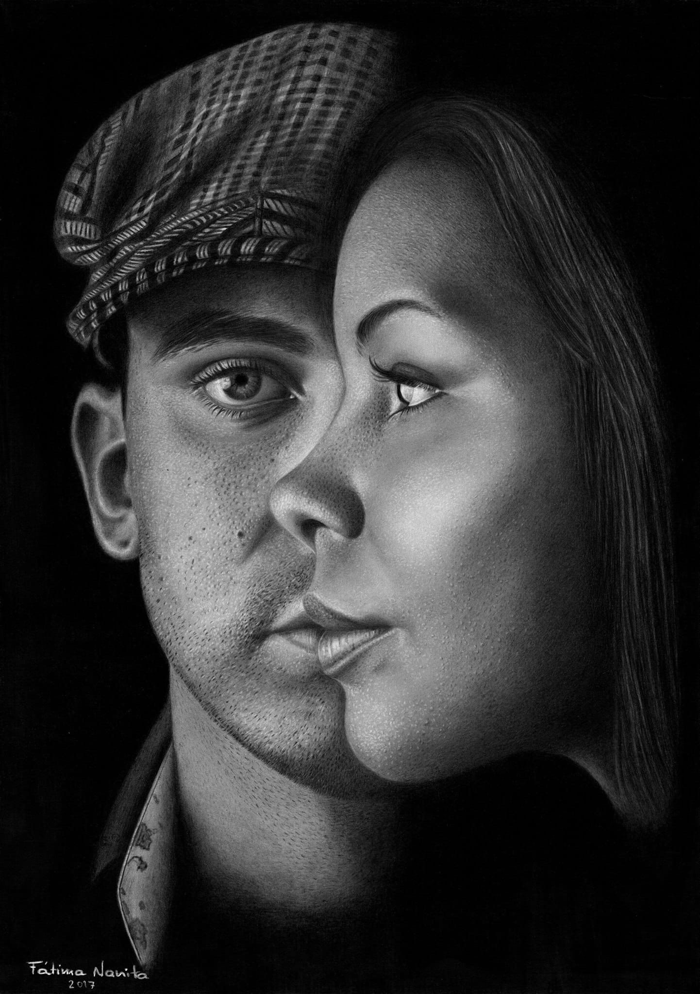 Desenho realista feito à mão — Desenho de Fatima Nanita (Curso Virtual) #dr53 | Desenhos Realistas