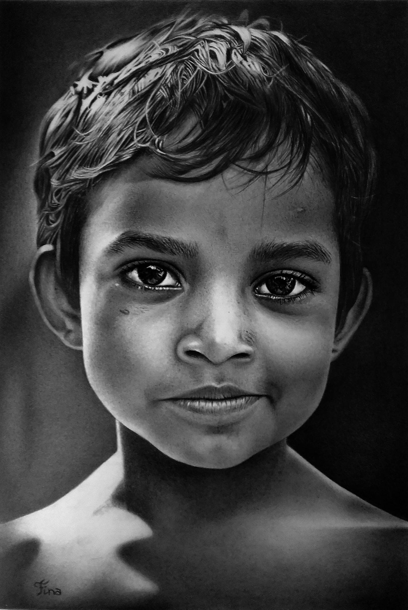 Desenho realista feito à mão — Desenho de Fina Abellán (Espanha) (Curso Virtual) #dr55 | Desenhos Realistas