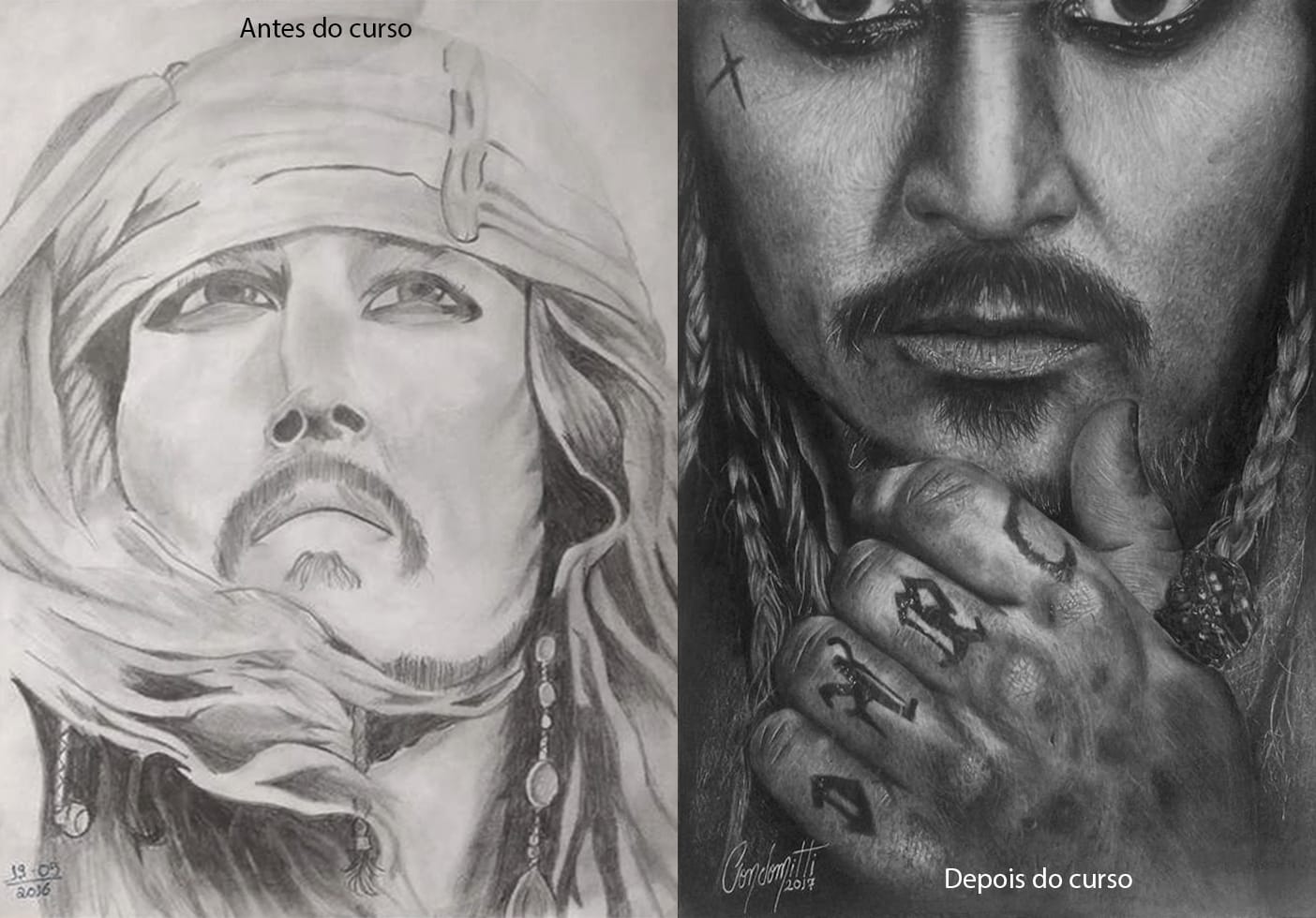 Desenho realista feito à mão — Erick Condomitti Curso Virtual #dr83 | Desenhos Realistas
