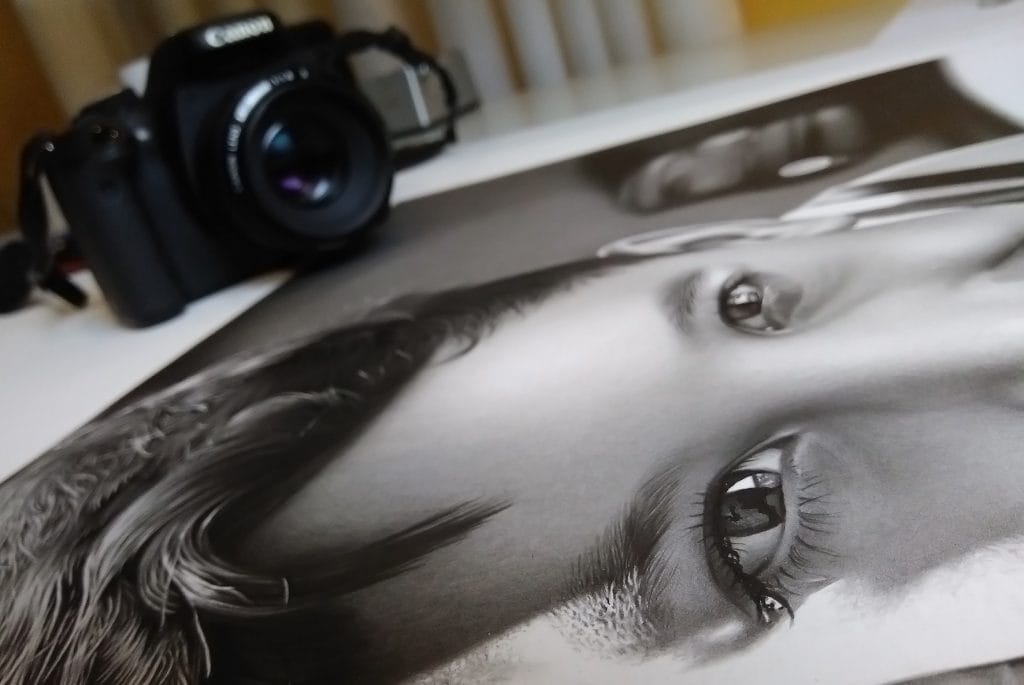 fotografar desenhos