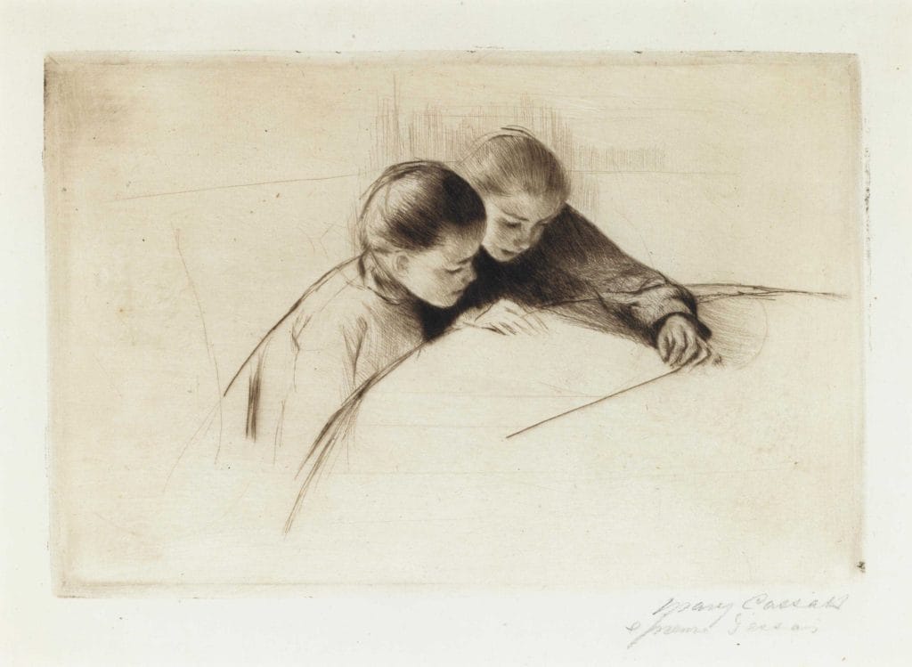 Mary Cassatt The Map: presente artístico