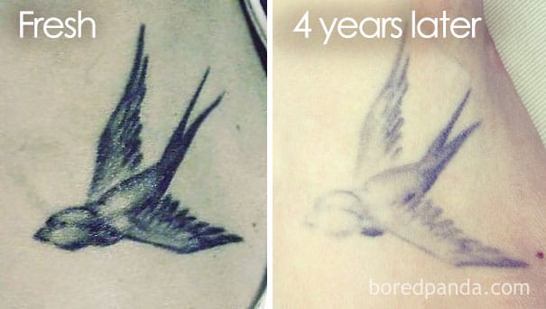 Tatuagem realista - 4 anos depois