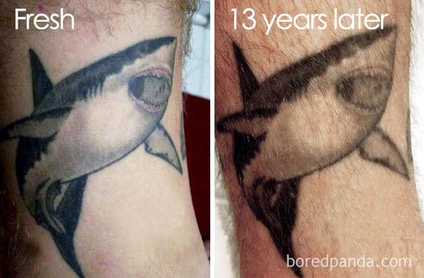 Tatuagem realista - 13 anos depois